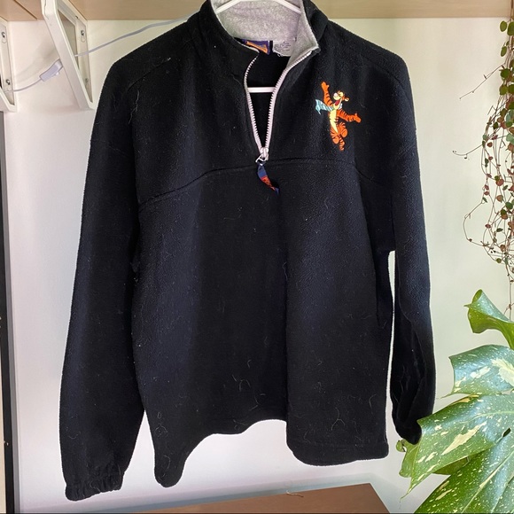 Disney Jackets & Blazers - Fleece vintage Disney tigger Winnie the Pooh pullover jacket